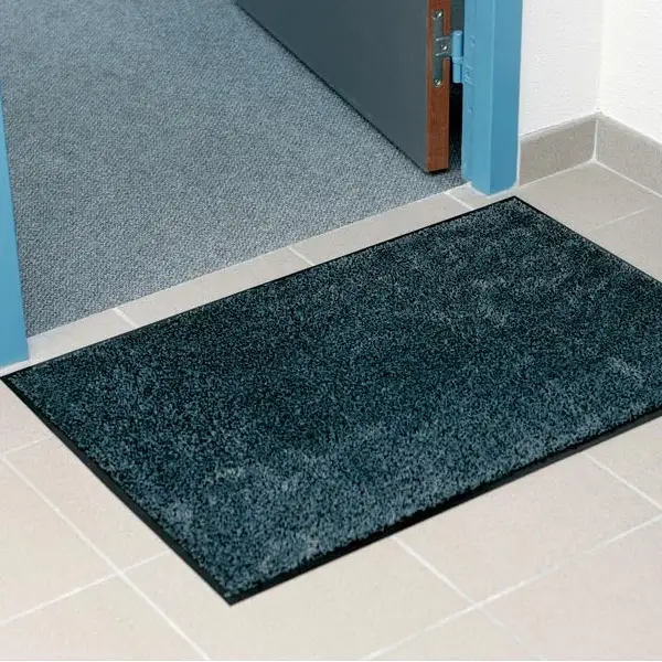 paillasson sur mesure 90cm bleu (L=30m) de tapis d'entrée absorbant